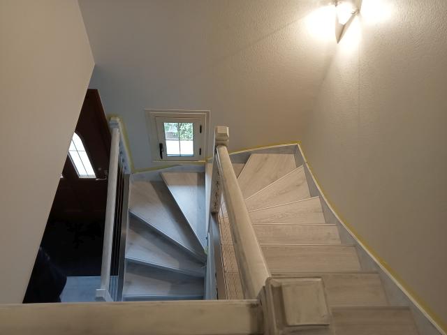Rénovation d'escalier et de rampe